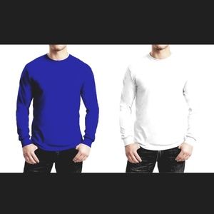 Mens Long Sleeve Tee Shirt by Galaxy Size L